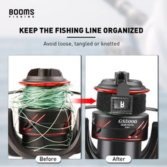 Pull-tab design PVC close-up on Booms SB1 belt