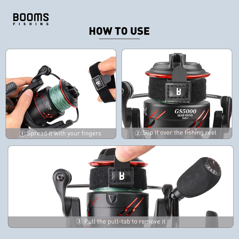 Pack contents showing four spool belts