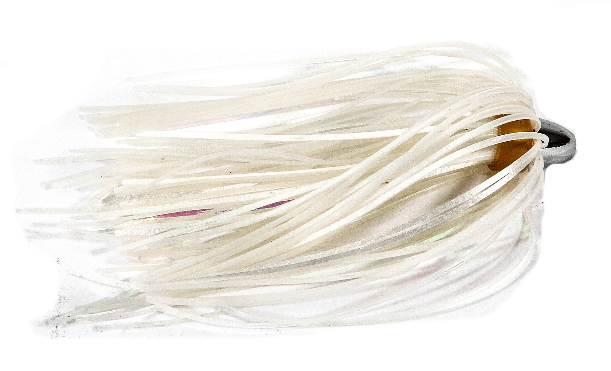 Boone Duster Lures three-pack pearl mylar close-up boosts visibility to attract kingfish