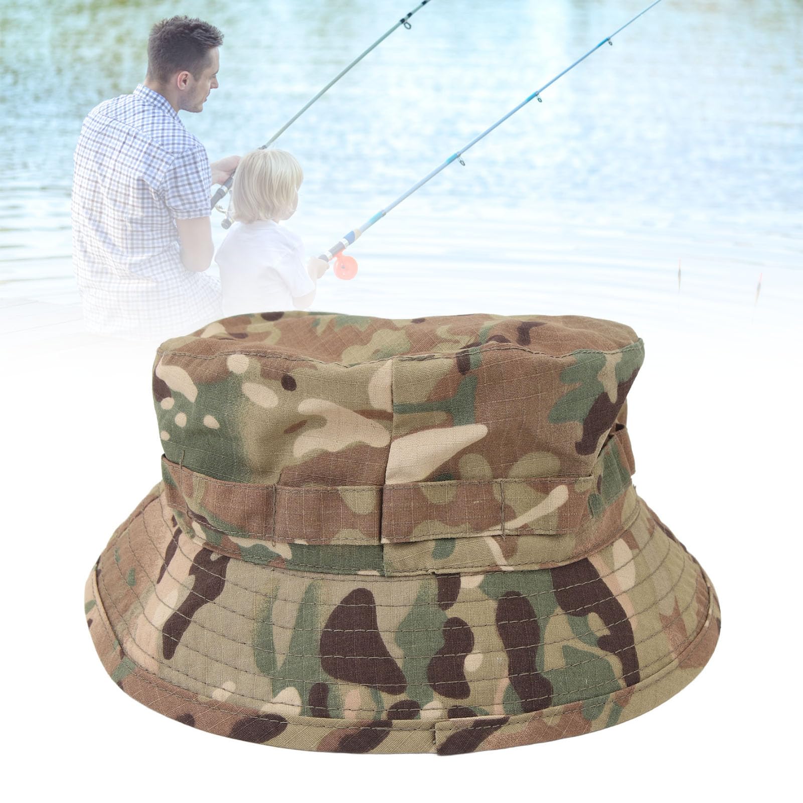 Boonie hat on a fishing trip