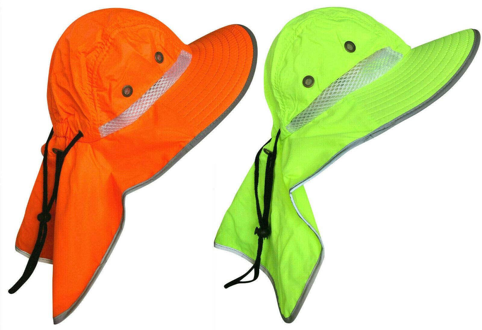 Boonie hat with neck flap side view