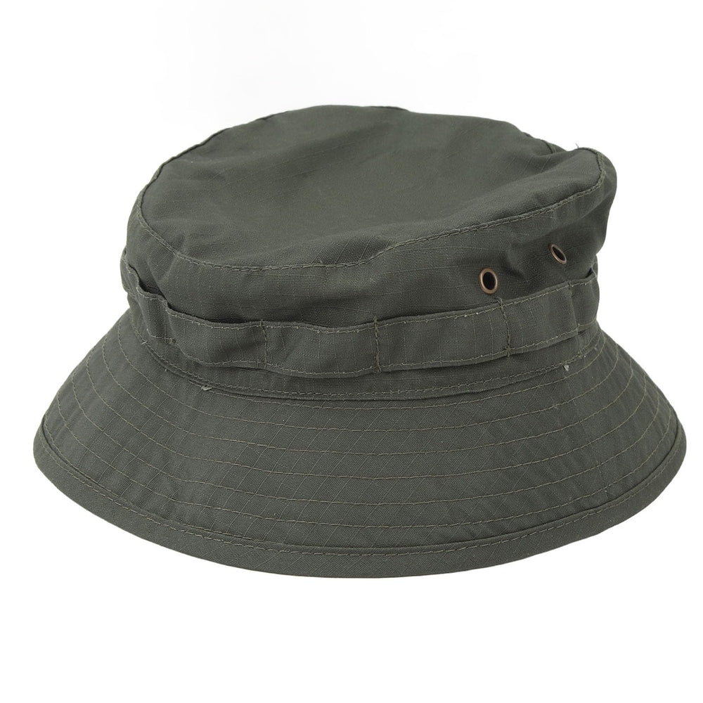 Close-up of adjustable drawstring buckle on Boonie Hat