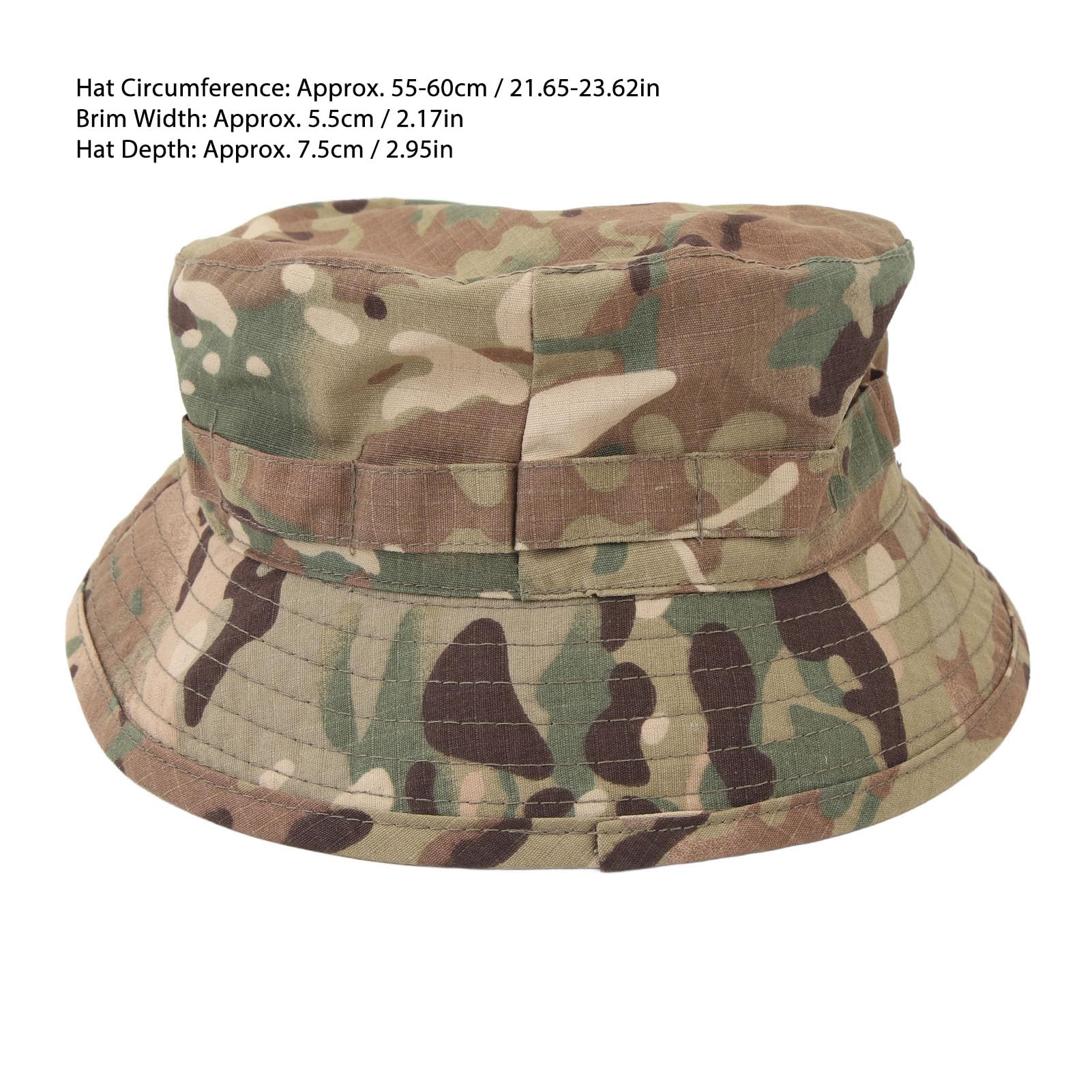 Close-up of Oxford cloth on Boonie hat