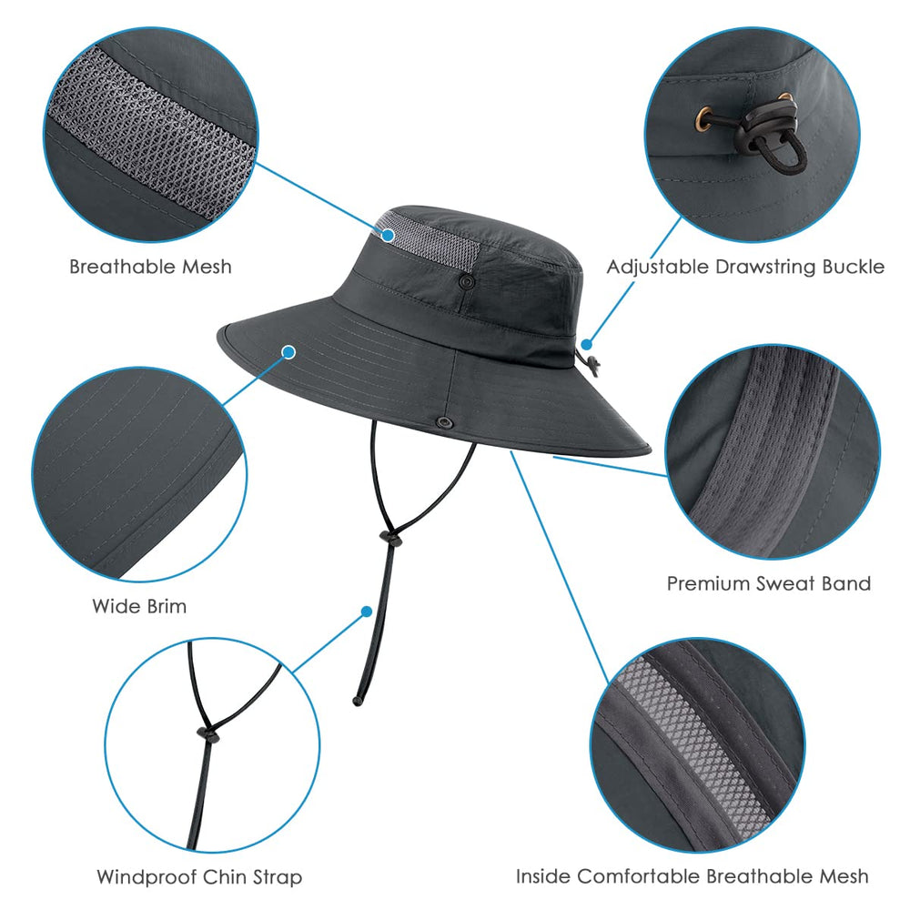 Light grey Boonie Hat - front view