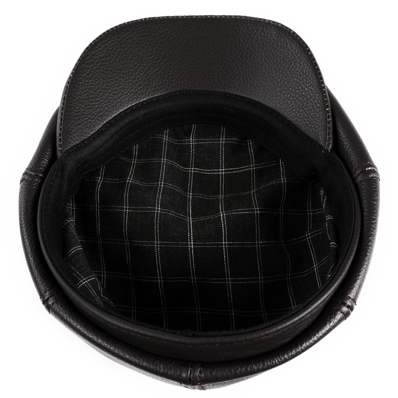BOONJOVIA newsboy cap patina-ready leather ready to age gracefully.