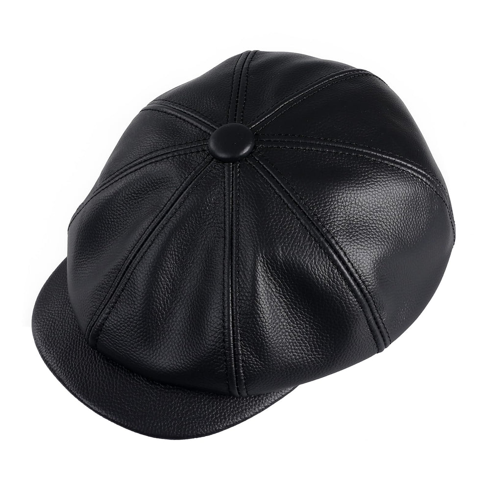 BOONJOVIA newsboy cap stitching detail for durable construction