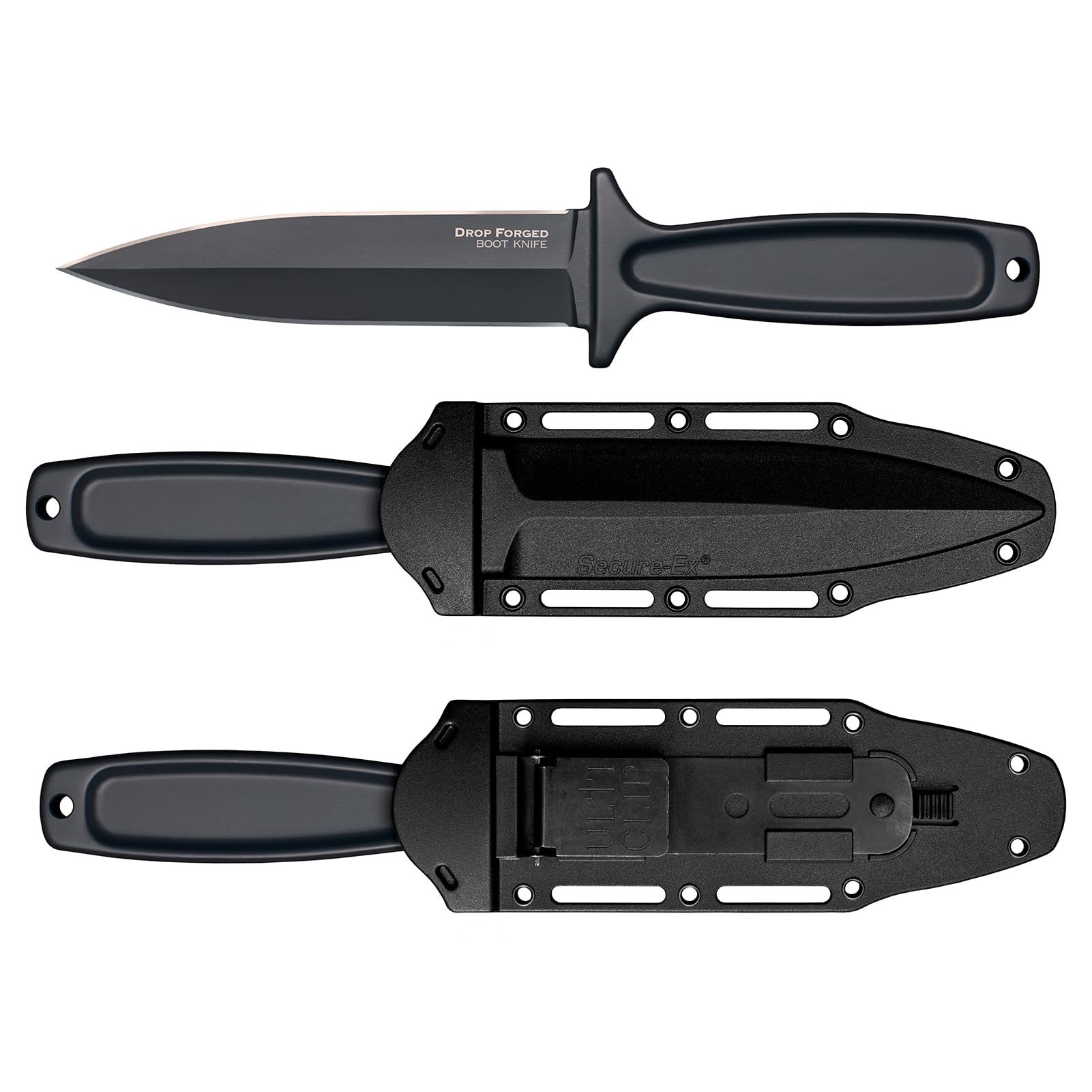 5 inch spear-point blade, 4.5mm thick, 52100 high-carbon steel