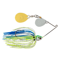 Booyah Covert Finesse with double Colorado blades attracting bass in dirty water