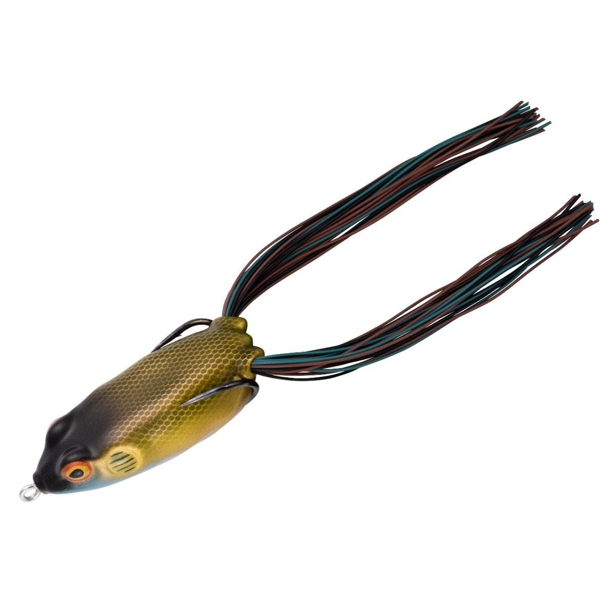 Booyah Pad Crasher Bluegill frog lure offers weedless topwater action.