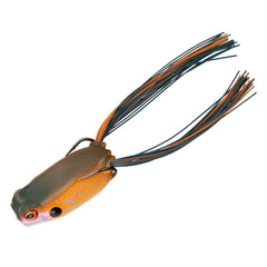 Booyah Poppin' Pad Crasher Pumpkinseed surface lure ideal for thick surface scum and slop fishing for open-water pops