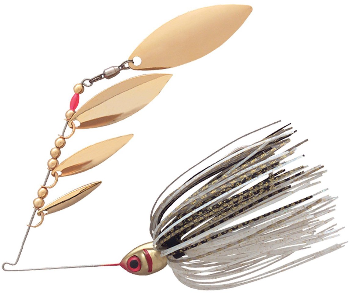 Booyah Super Shad Golden Shiner side angle highlighting high-speed wobble for fast retrieves