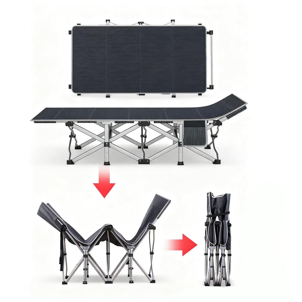 bop compact folded bed with handbag ready for travel