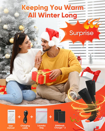 Bopoid ergonomic-fit socks wrap feet snugly for active warmth.