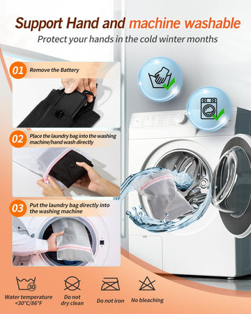 Bopoid heated socks control button demonstrates 3 temperature settings.