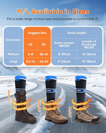 Bopoid heated socks gift-ready packaging suitable for winter gifting