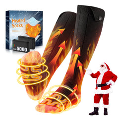 Bopoid heated socks packaging view highlighting winter warmth readiness.