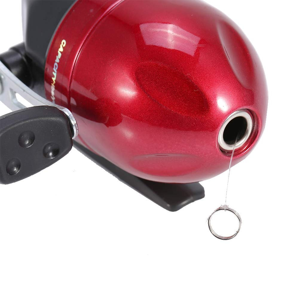 BORDSTRACT built-in line for trout, panfish, and small bass makes setup easier.