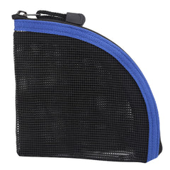 BORDSTRACT fly fishing line wallet open reveals seven mesh tippet slots for easy access.