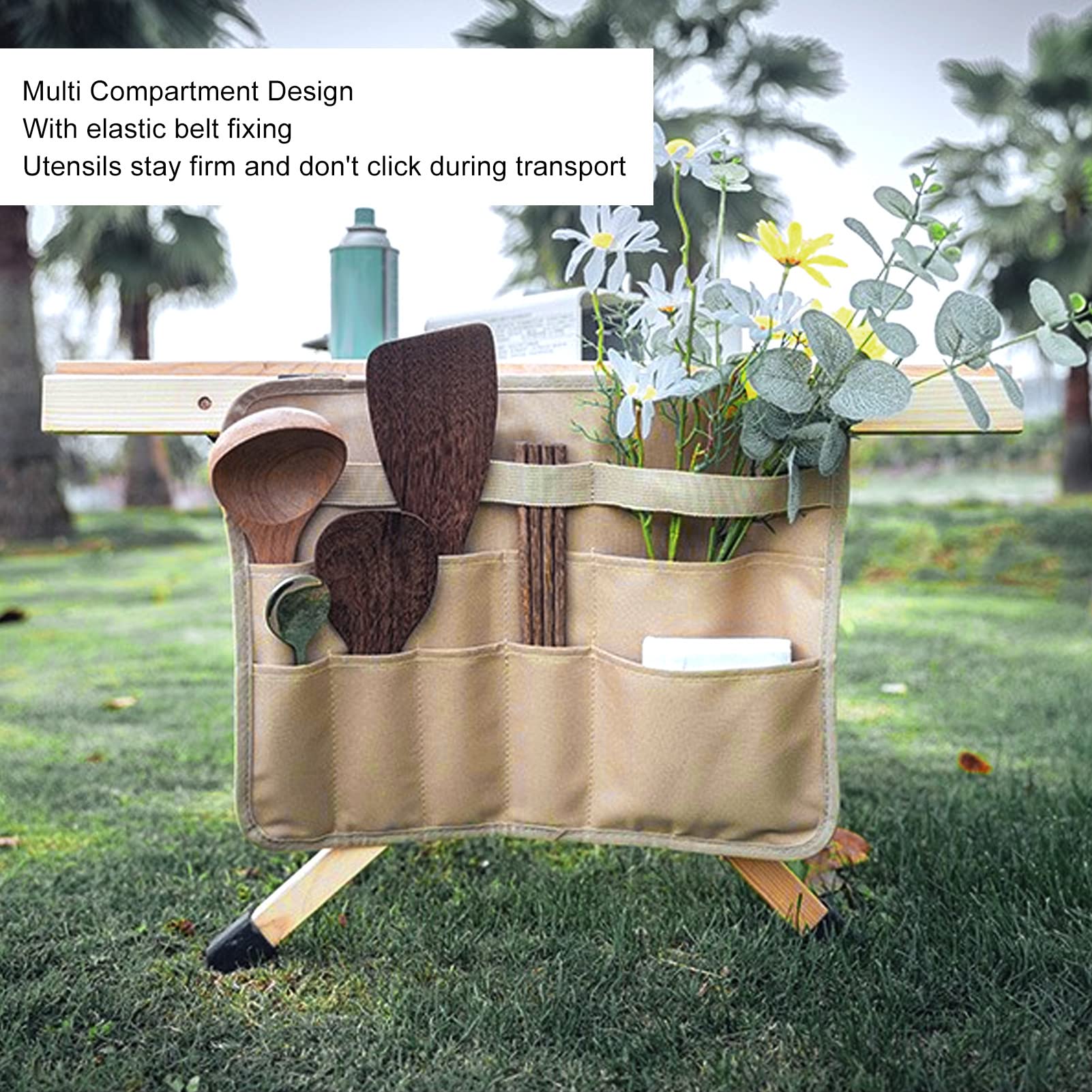 BORDSTRACT waterproof 600D Oxford fabric protects contents in wet or dusty outdoor settings.