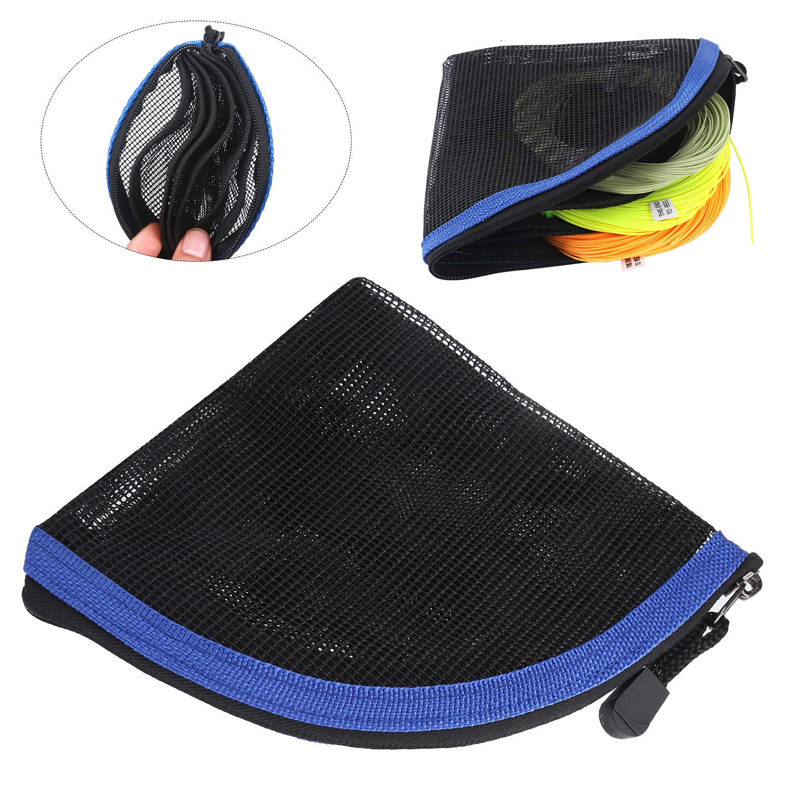 BORDSTRACT tippet-wallet zipper-closure closed protects lines during rugged river adventures.