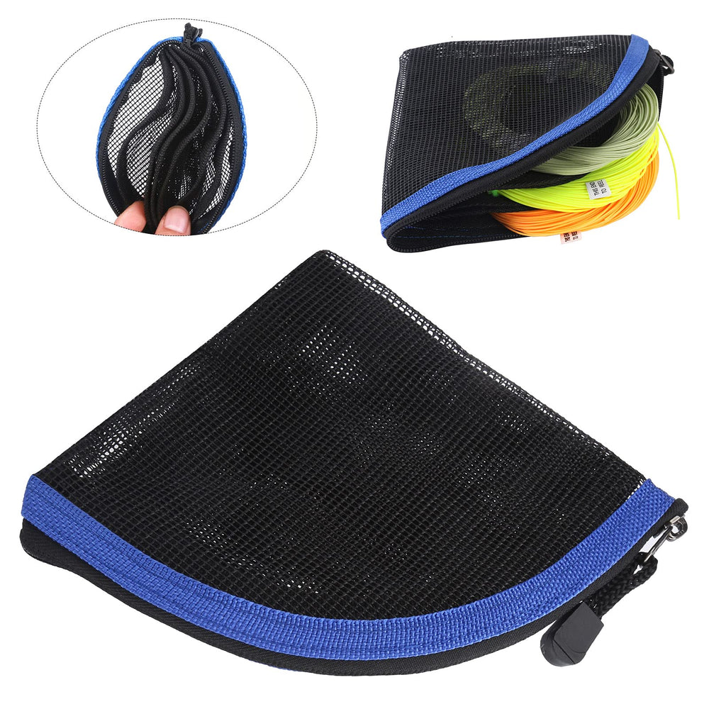 BORDSTRACT tippet-wallet zipper-closure closed protects lines during rugged river adventures.
