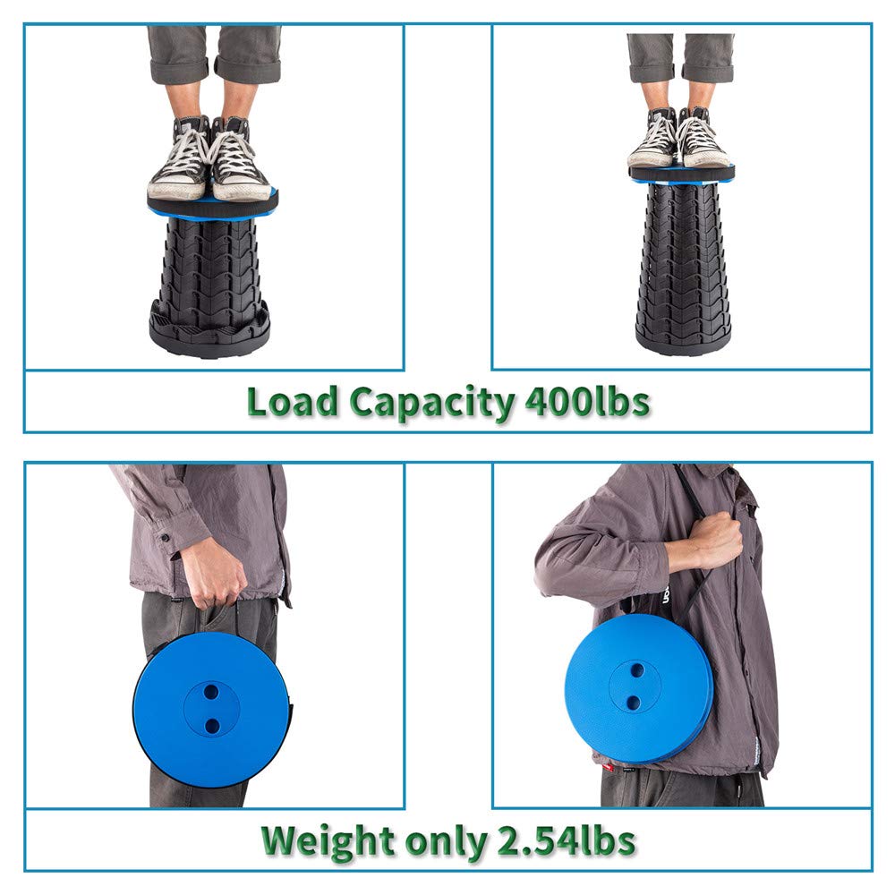 Boreeman folding stool self-open prevention keeps setup safe.