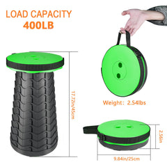 Boreeman folding stool with carry strap emphasizes portability during camping and fishing.