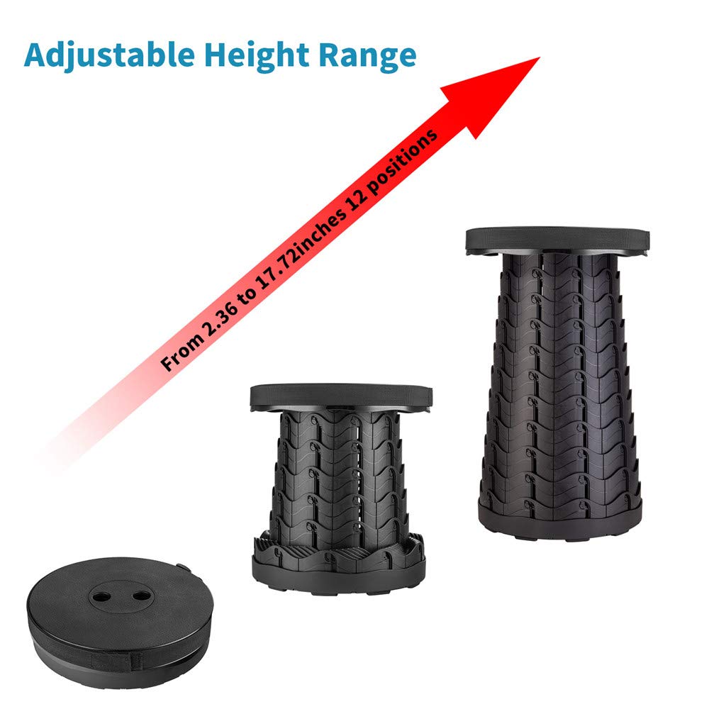 Boreeman adjustable-height range from 2.56 to 17.72 inches