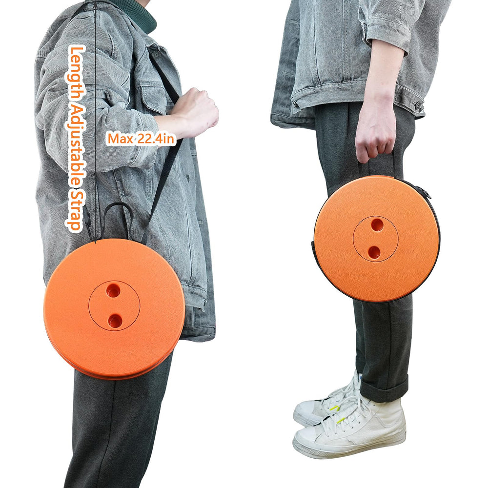 Boreeman Upgraded Folding Stool outdoor-use shows versatile seating on trails.