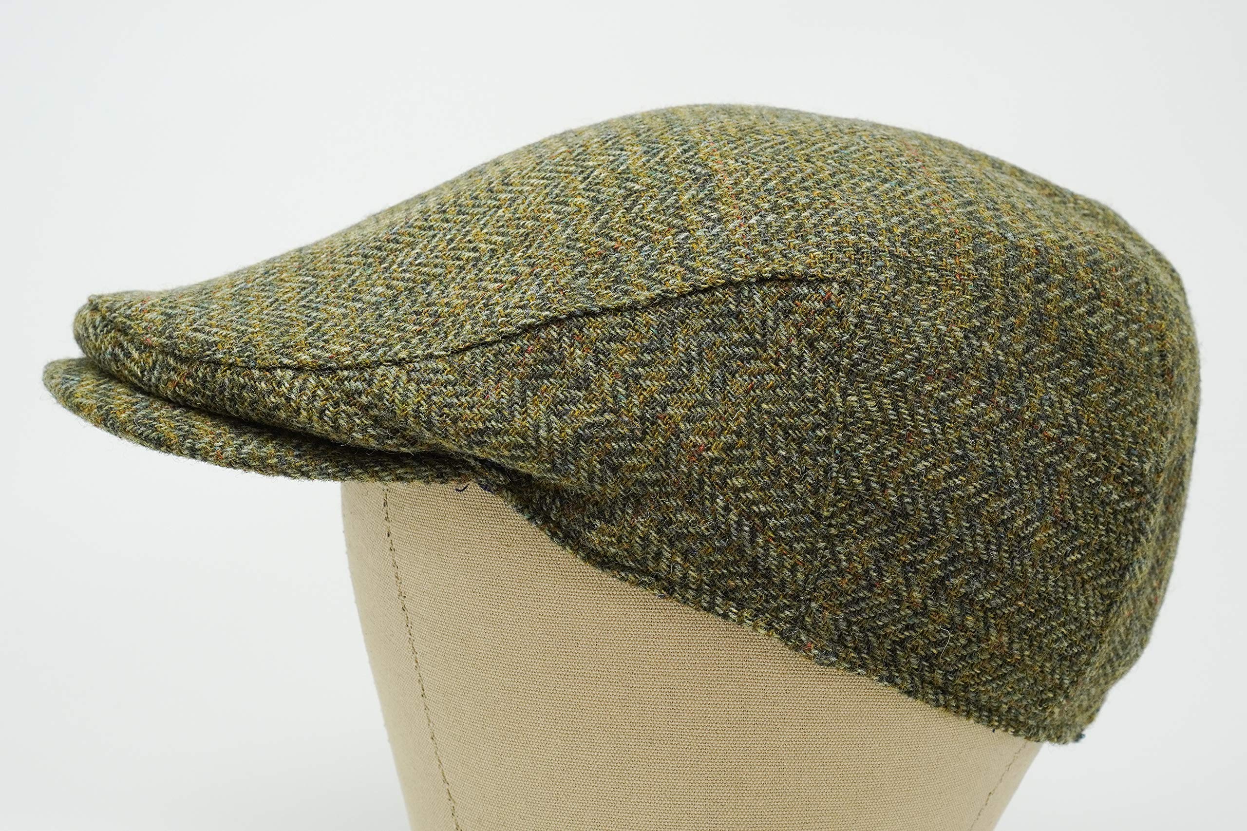 Borges & Scott Galway side view showing secure elastic fit for outdoors.