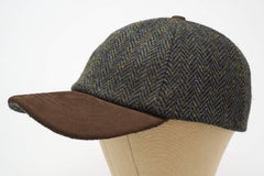 Munro cap nubuck leather with adjustable buckle for comfortable fit by Borges & Scott.