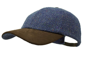 Borges and Scott The Sligo cap front view in Nightsky shows all-weather style.