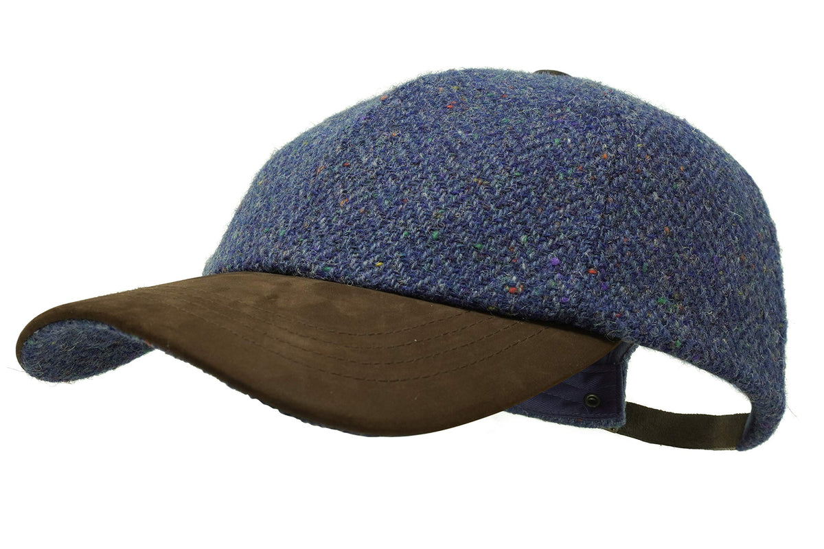 Borges and Scott The Sligo cap front view in Nightsky shows all-weather style.