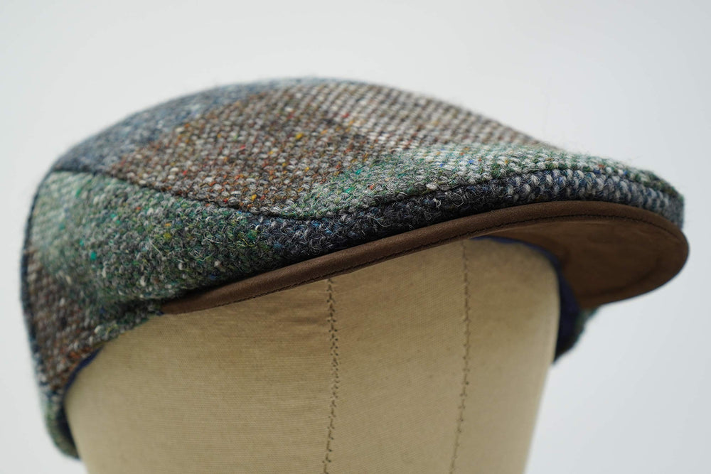 Borges & Scott Sloan patchwork tweed with quilted lining for cozy comfort.