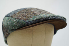 Borges & Scott Sloan patchwork tweed with quilted lining for cozy comfort.