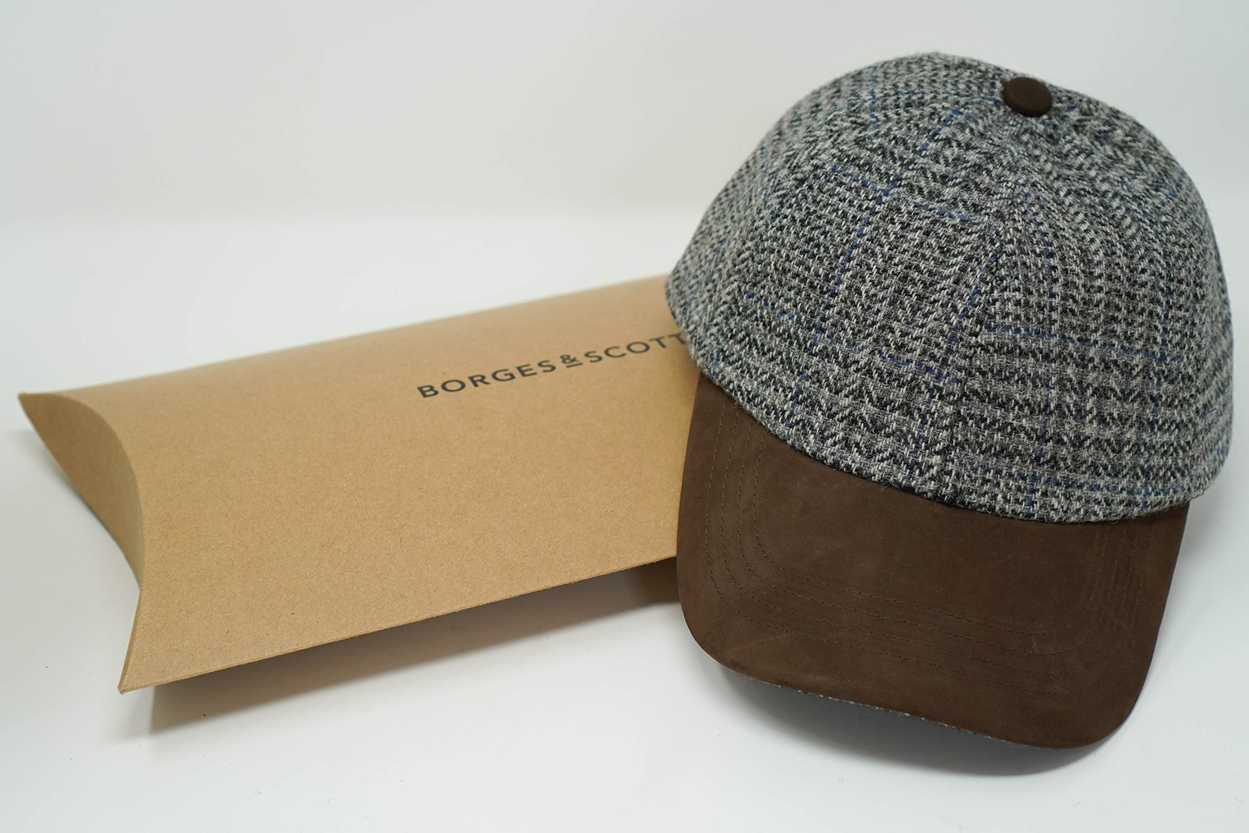 Easy-care cleaning after travel keeps Borges & Scott The Sligo cap polished.