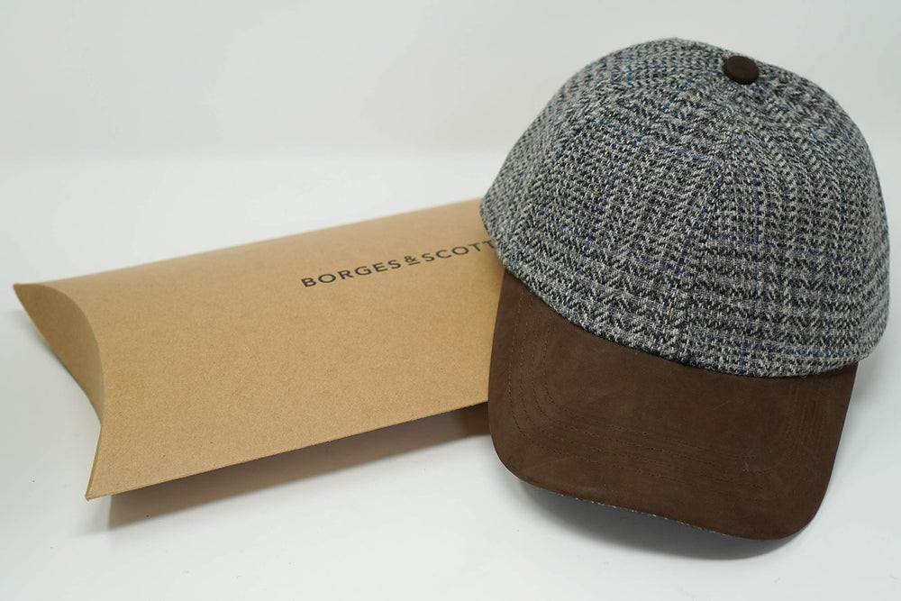 Easy-care cleaning after travel keeps Borges & Scott The Sligo cap polished.