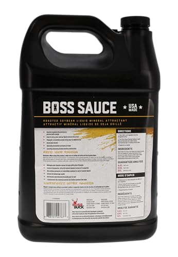 Boss Sauce liquid mineral applied to a mineral site boosts deer activity and consistency.
