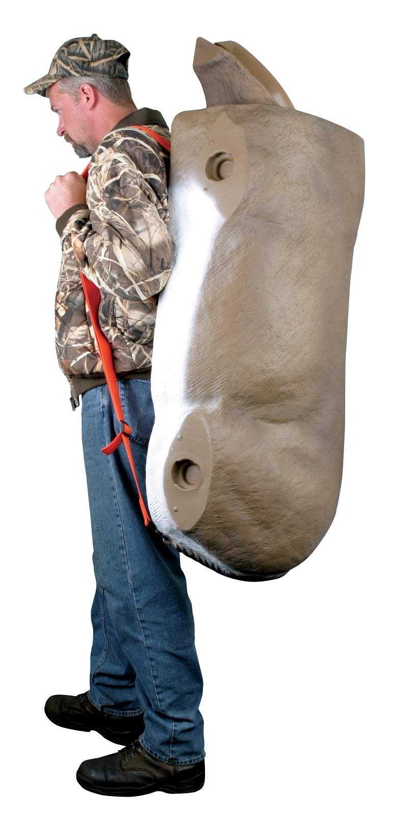 Boss Buck decoy made of HDPE with 3D detail