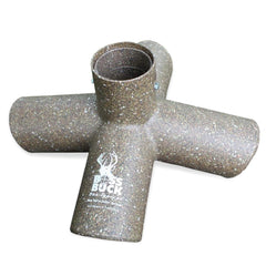 Boss Buck Protein 4 Way Gravity Head front view with four muzzle ports for large deer feeding.