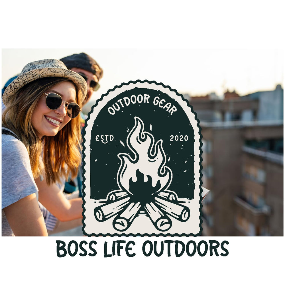 Boss Life Outdoors cylinders with camping gear for easy camp stove meals