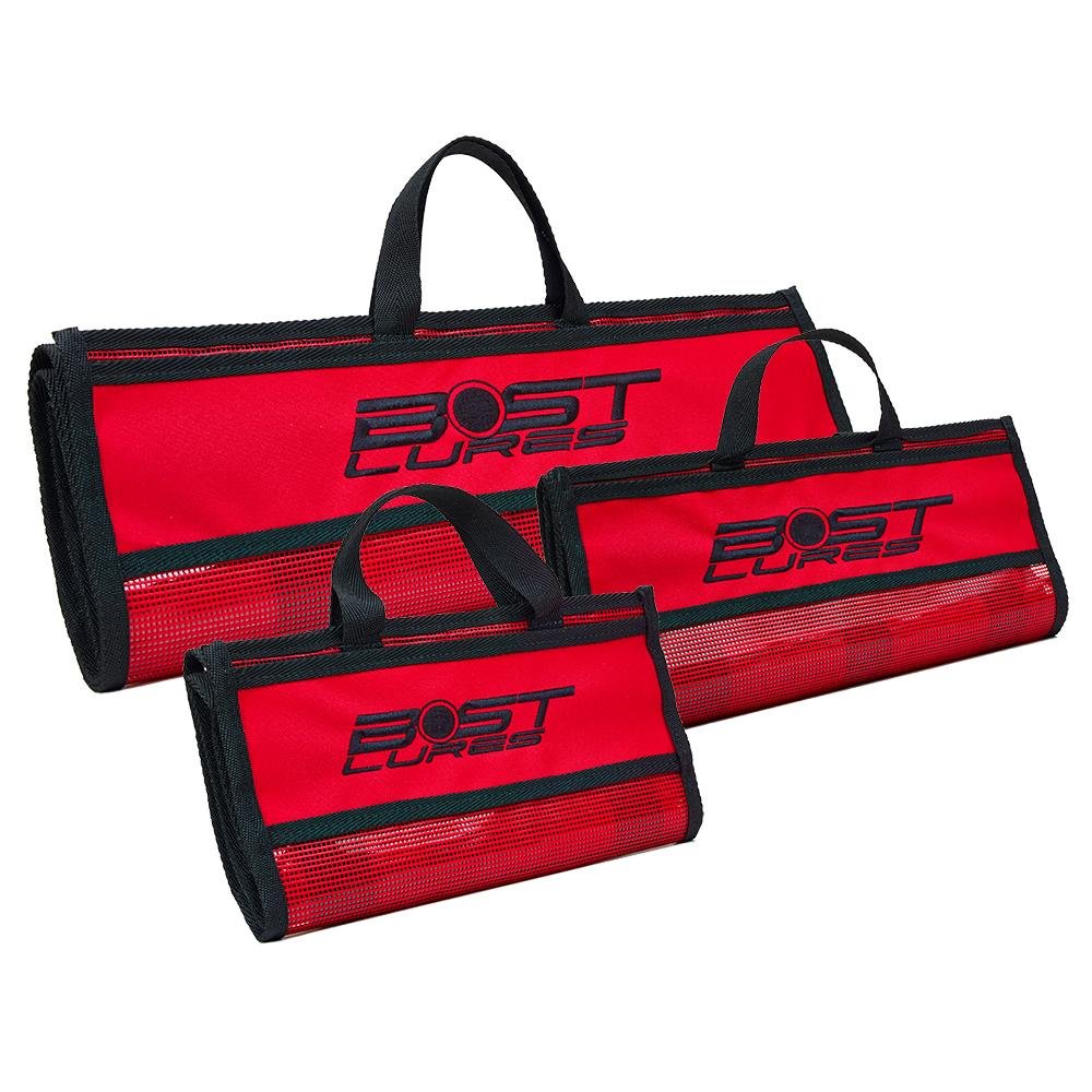Bost Lures marlin lure bag on deck showing organized compartments and durability