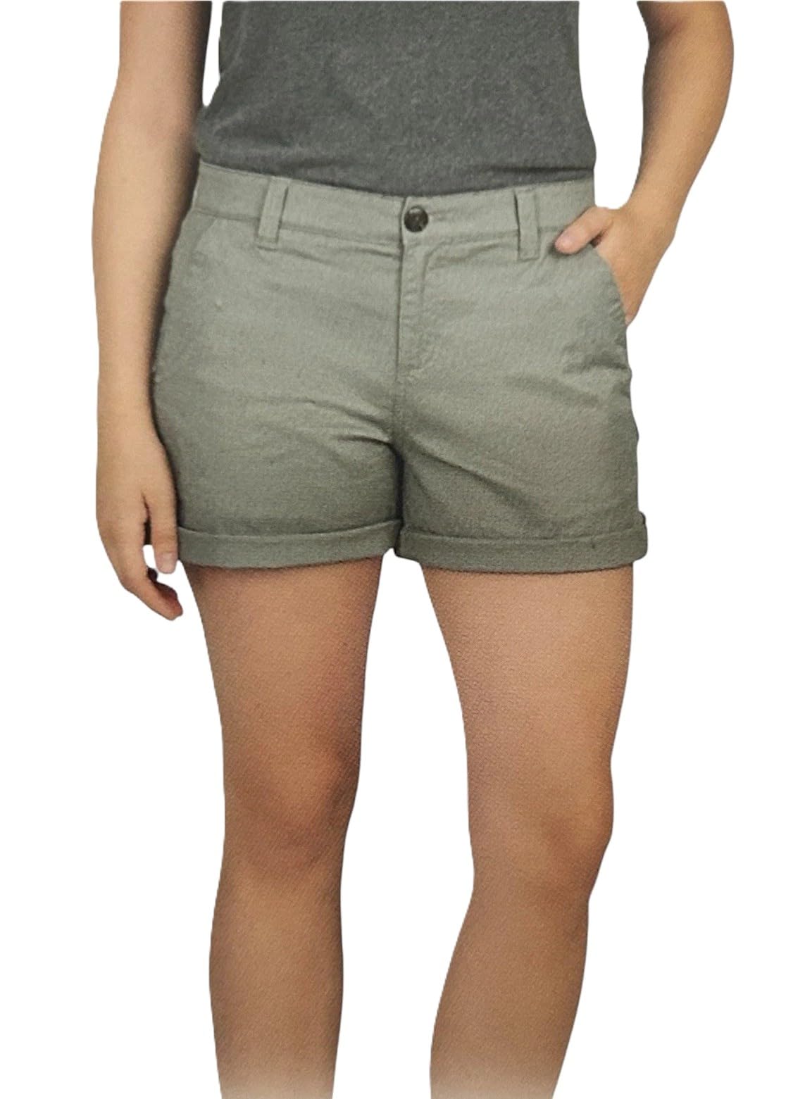 Boston Traders cargo shorts roll-up hem for adjustable length and versatile styling.
