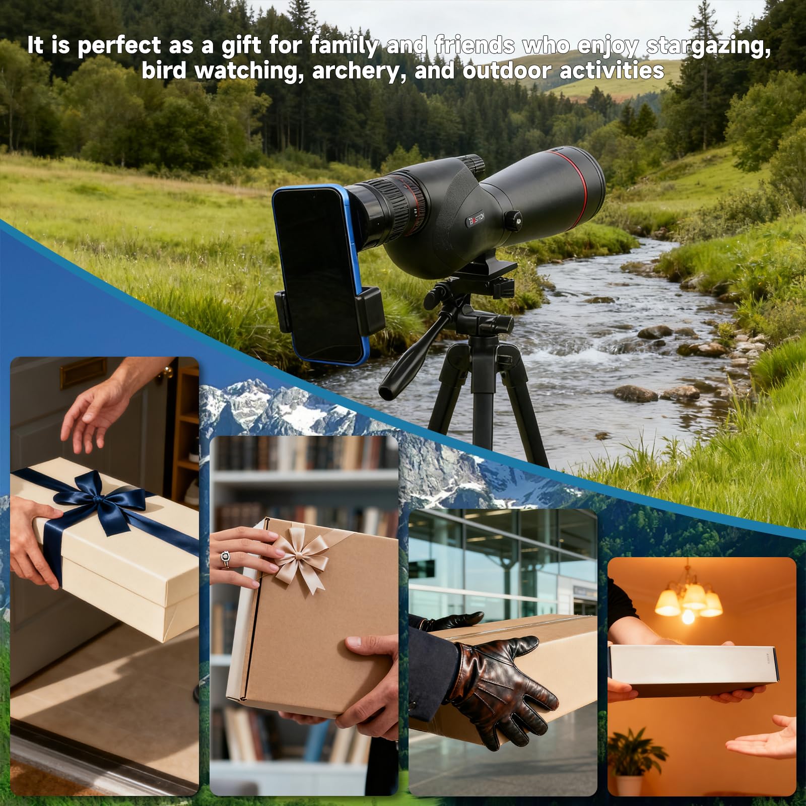 BOSTRON optics with BAK4 marks bright, clear images in variable light