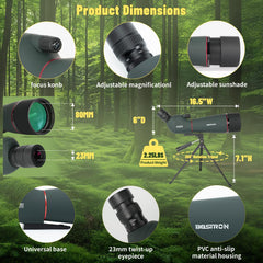 BOSTRON 80mm objective delivers rich color and clarity in low light