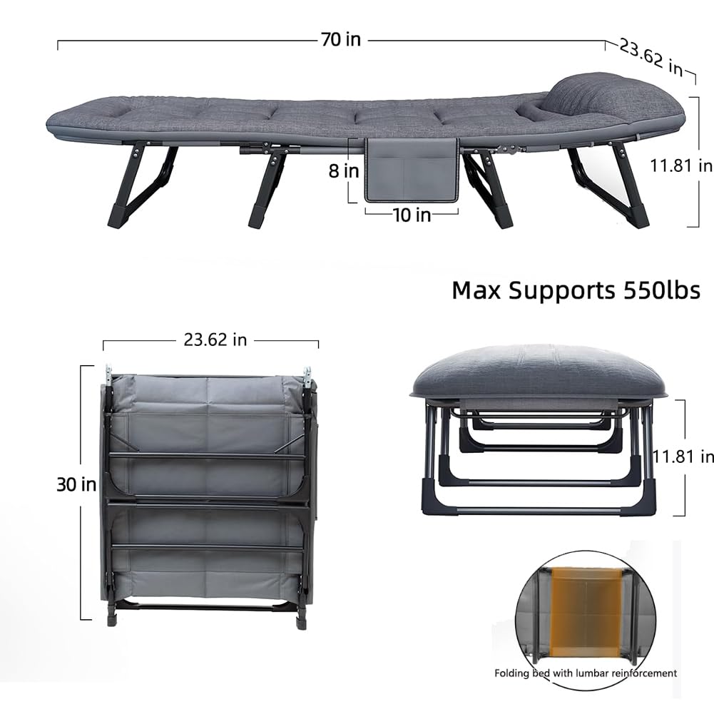 BOTAVARIS memory foam backrest shows ergonomic support in six positions.