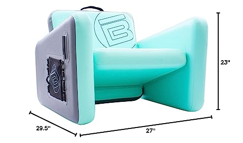 BOTE Aero chair in camping setup with roomy seating area.