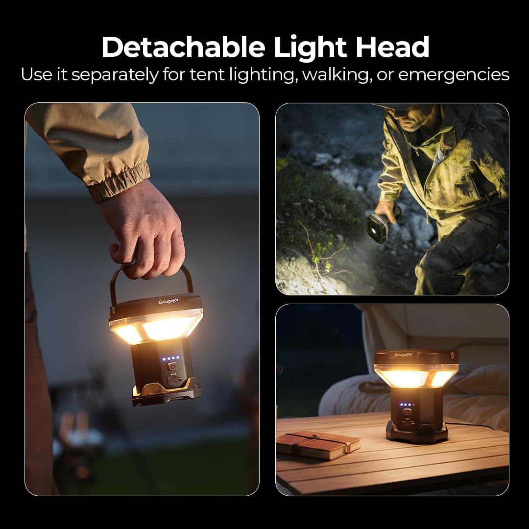 BougeRV CL03 three color modes for task ambiance and night vision