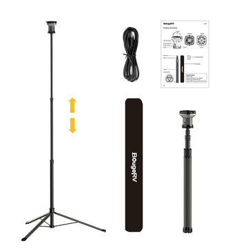 BougeRV CL03 8000mAh battery powers extended camping nights