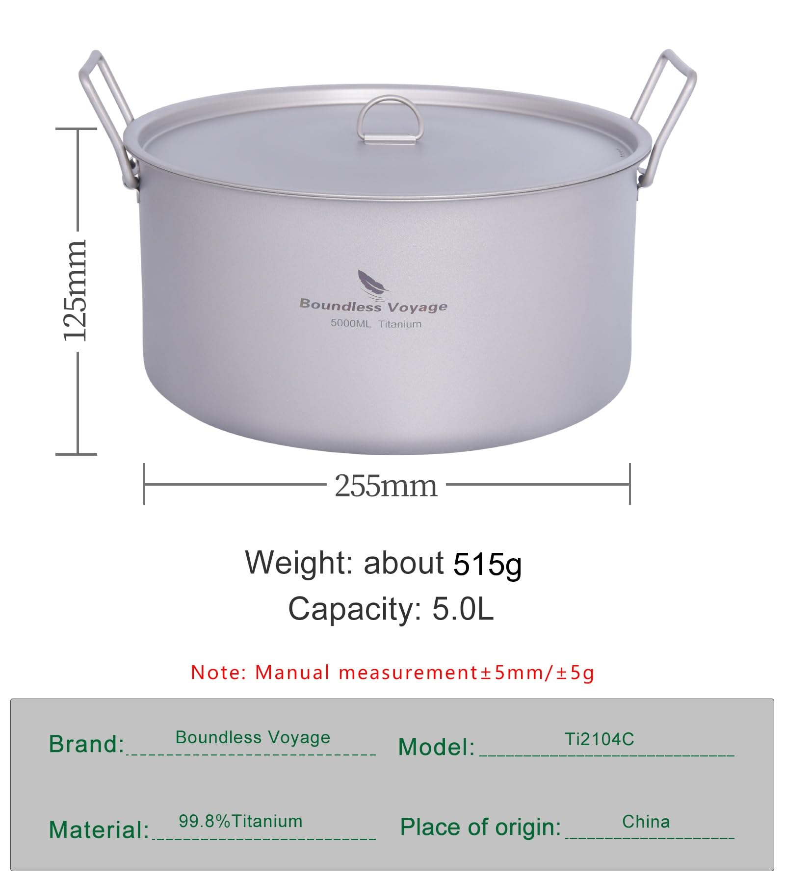 Boundless Voyage 5L pot with lid demonstrating secure containment during cooking outdoors